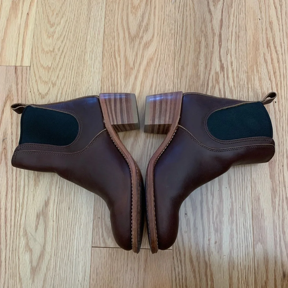 Redwing Brown Leather Women's Ankle Boots. EXCELLENT CONDITION - Picture 4 of 7